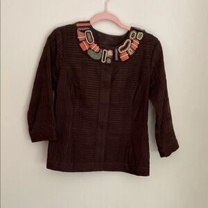 Chicos Embellished Jacket